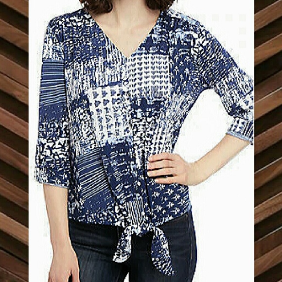 new directions Tops - 🦄New Directions XL Boho Blouse